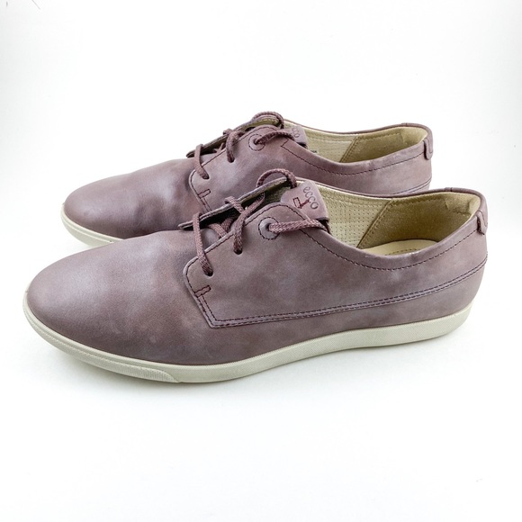 Ecco Soft Leather Oxford Dress Sneakers 8.5